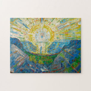 Quebra-cabeça O Sol, 1912, por Edvard Munch
