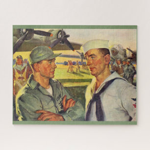Quebra-cabeça O soldado da segunda guerra mundial encontra o