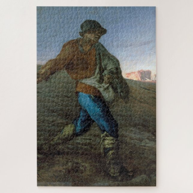Quebra-cabeça O Sower, Jean-Francois Millet (Vertical)