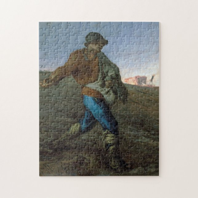Quebra-cabeça O Sower, Jean-Francois Millet (Vertical)