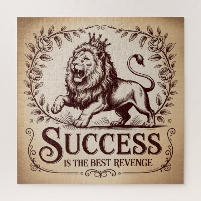 Quebra-cabeça O Sucesso é a Melhor Vingança (Vertical)