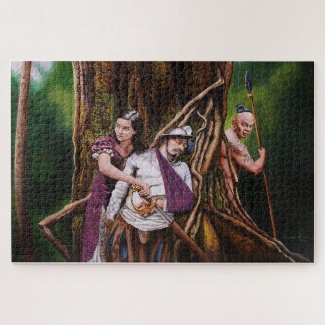 Quebra-cabeça O suporte (Horizontal)