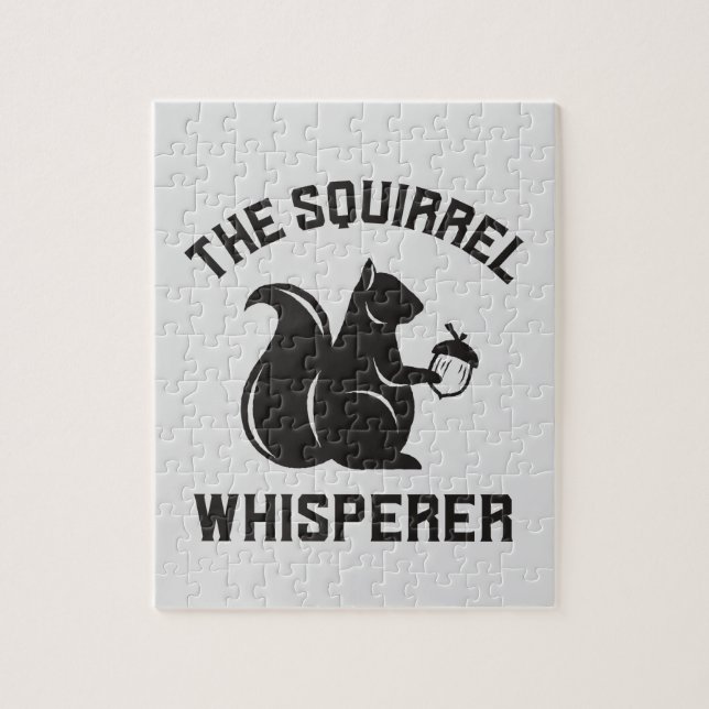 Quebra-cabeça O Sussuro de Esquilo | Squirrel Lover (Vertical)