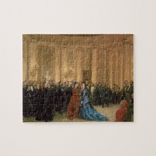 Quebra-cabeça O teatro de Odeon, Paris, 1869 (óleo em canvas) (Horizontal)