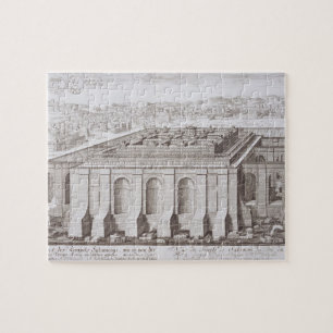 Quebra-cabeça O templo de Solomon, Jerusalem, 'de Entwurf ei