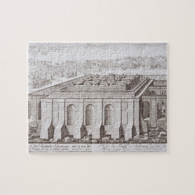 Quebra-cabeça O templo de Solomon, Jerusalem, 'de Entwurf ei (Horizontal)