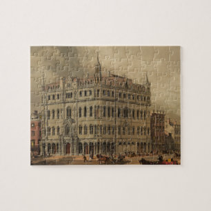 Quebra-cabeça O templo maçónico novo - Boston (1855)