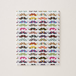 Quebra-cabeça O teste padrão do bigode é bonito