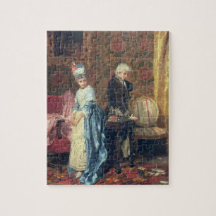 Quebra-cabeça O tiff dos amantes, 1872 (óleo no painel)