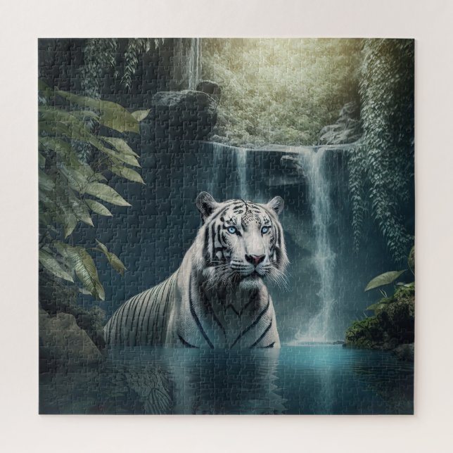 Quebra-cabeça O Tigre Branco (Vertical)