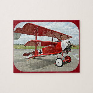 Quebra-cabeça O triplane do Baron vermelho