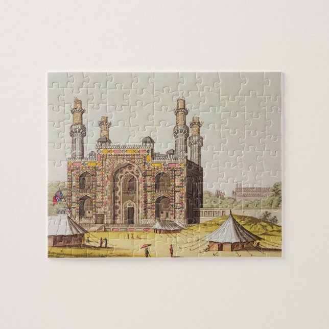 Quebra-cabeça O túmulo do imperador Akbar de Mughal, 'de Le Cos (Horizontal)