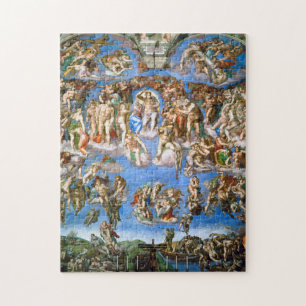 Quebra-cabeça O Último Acórdão, Michelangelo, 1536-1541