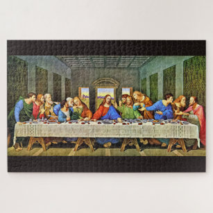 Quebra-cabeça O último jantar de Leonardo Da Vinci