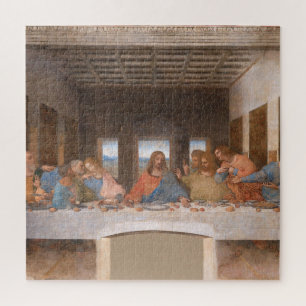 Quebra-cabeça O último jantar de Leonardo Da Vinci
