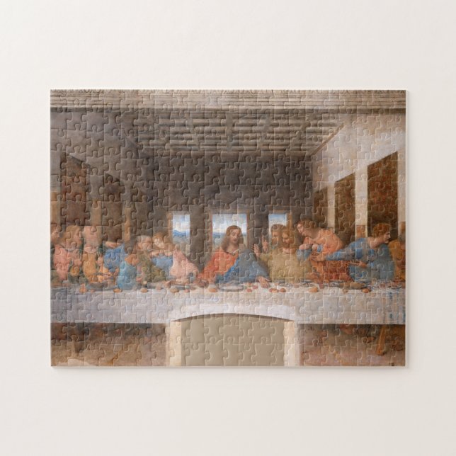 Quebra-cabeça O último jantar de Leonardo Da Vinci (Horizontal)