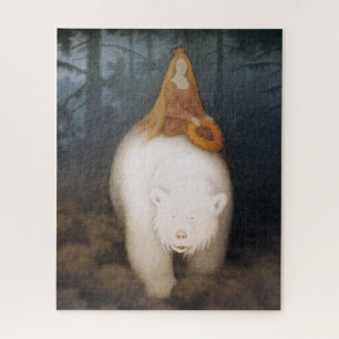Quebra-cabeça “O Urso Branco” por Theodor Kittelsen