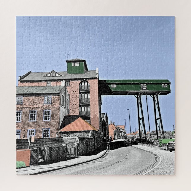 Quebra-cabeça O Velho Vazio Granário Ao Lado Do Mar Norfolk (Vertical)