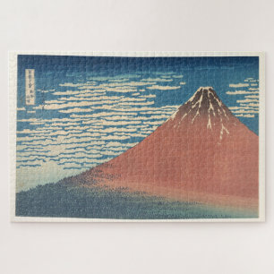 Quebra-cabeça O Vento Leve, Manhã Clara: Fuji Vermelha de Hokusa