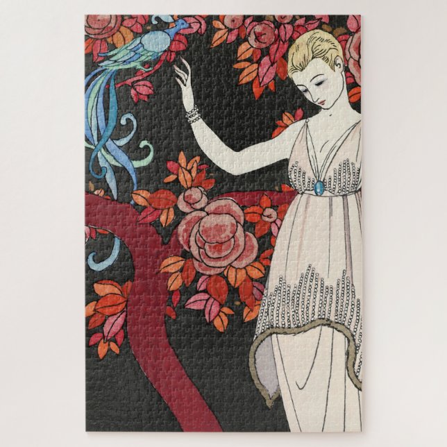 Quebra-cabeça O Vestido da Árvore de Ciências - George Barbier (Vertical)