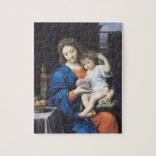 Quebra-cabeça O Virgin das uvas, 1640-50