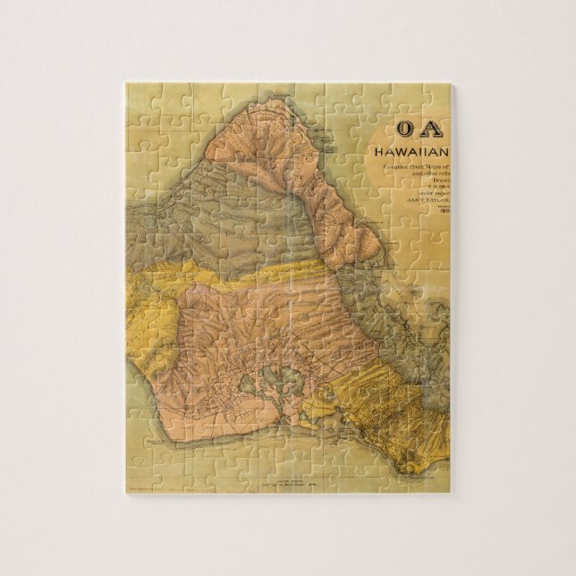 Quebra-cabeça Oahu, Ilhas Havaianas (Vertical)