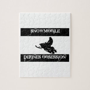 Quebra-cabeça obcecado com snowmobile