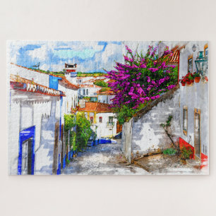 Quebra-cabeça Obidos Flores