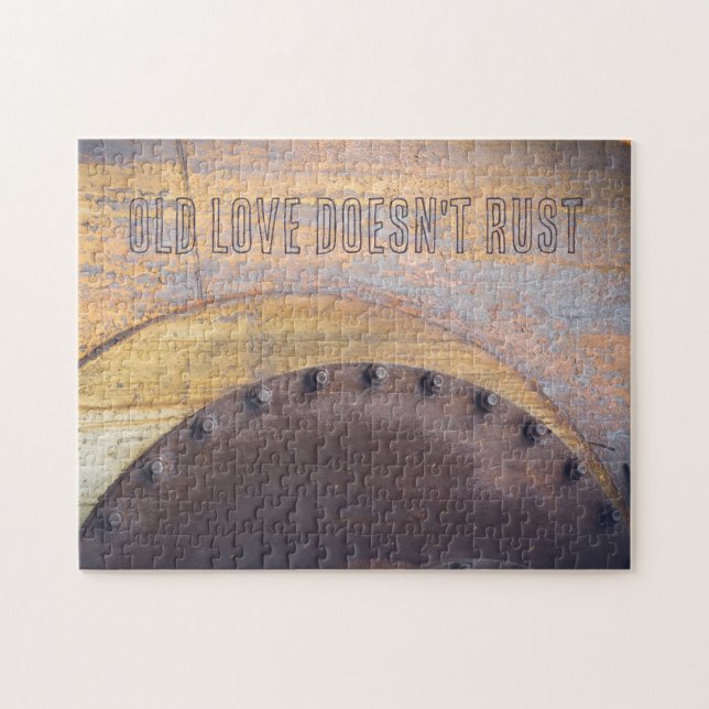 Quebra-cabeça Objeto de metal enferrujado (Horizontal)