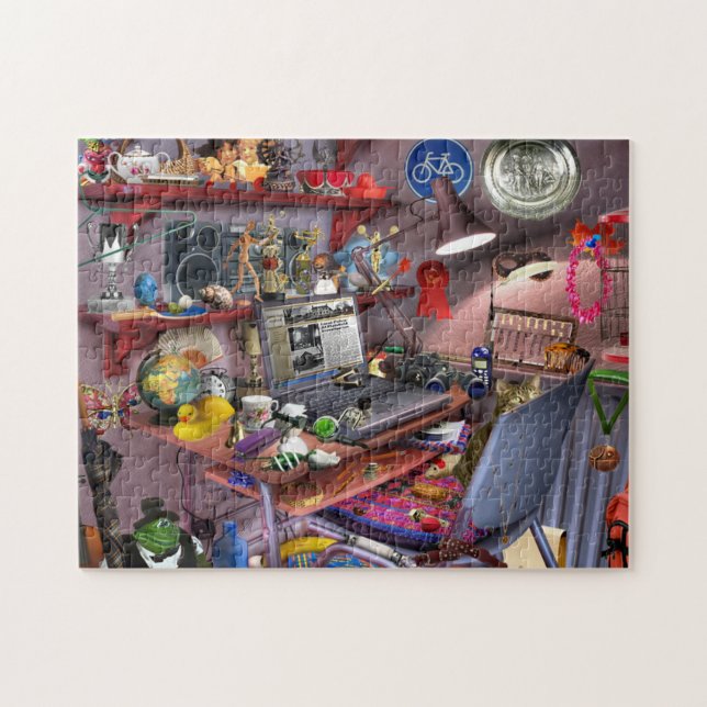 Quebra-cabeça Objeto Oculto da Sala do Computador (Horizontal)