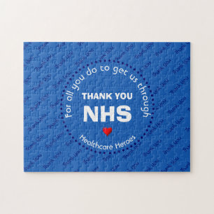 Quebra-cabeça Obrigado Enfermeiras NHS Heroes de Saúde PERSONALI