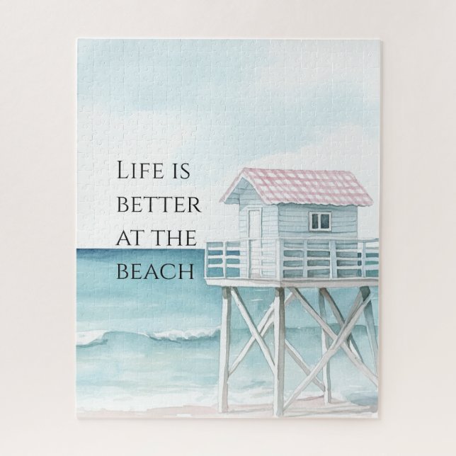 Quebra-cabeça Ocean Beach Coastal  (Vertical)