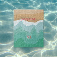 Oceano Nadado Selvagem Minimalista e Retrospectivo