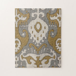 Quebra-cabeça Ochre Ikat II