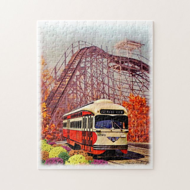 Quebra-cabeça ocidental do parque da vista (Vertical)