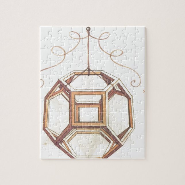 Quebra-cabeça Octahedron de Leonardo da Vinci (Vertical)