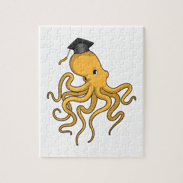 Quebra-cabeça Octopus como estudante de Diploma (Vertical)