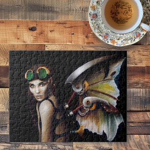 Quebra-cabeça Óculos Asas de Fada Mecânicas Steampunk
