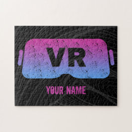 Quebra-cabeça Óculos de Vídeo para Jogos Virtual Reality VR Vint