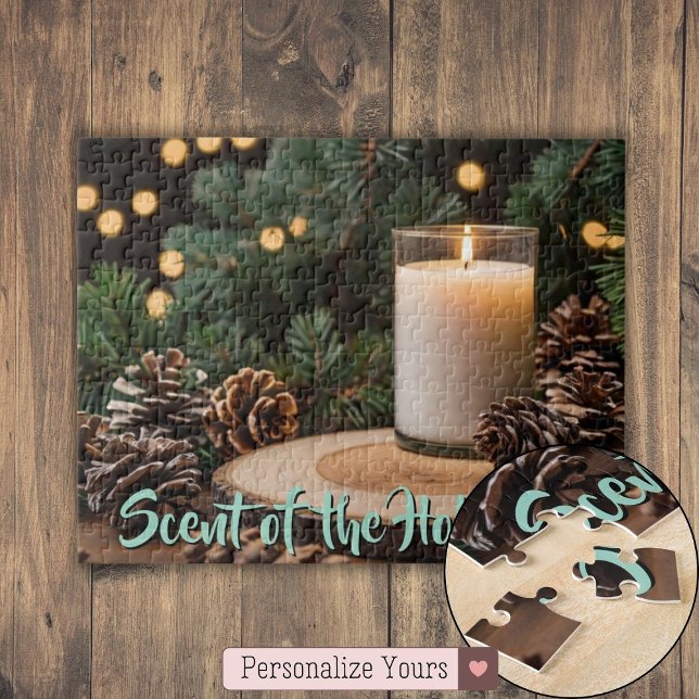 Quebra-cabeça odor personalizado dos feriados (Personalized Scent of the Holidays Jigsaw Puzzle)