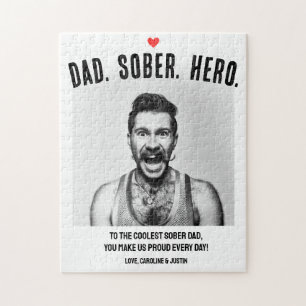 Quebra-cabeça Oferta de suporte de sobriedade, Foto personalizad