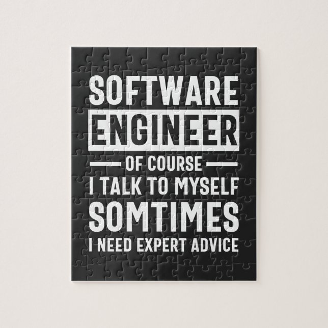 Quebra-cabeça Oferta engraçada de Engenheiro de software de prog (Vertical)