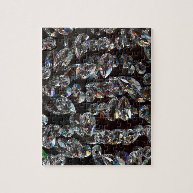 Quebra-cabeça Ofertas de padrão de Abstrato de cristal de diaman (Vertical)