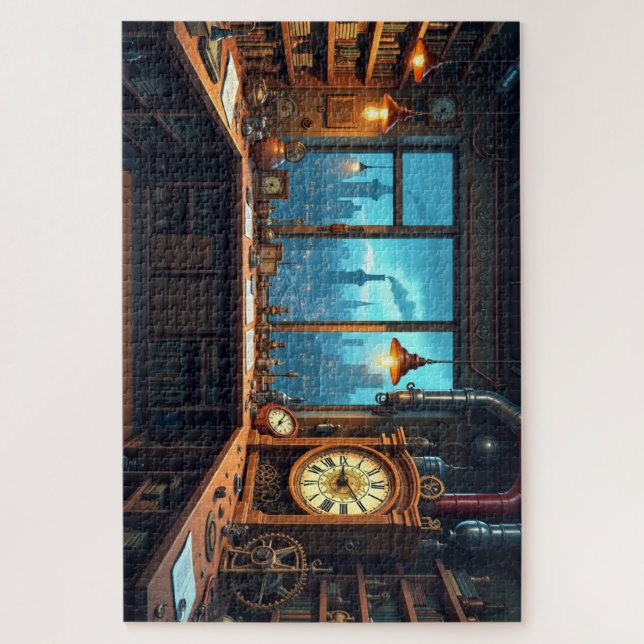 Quebra-cabeça Oficina Steampunk (Vertical)