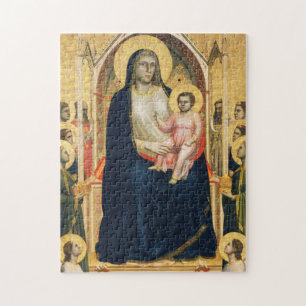 Quebra-cabeça Ognissanti Madonna, Giotto, 1306-1310