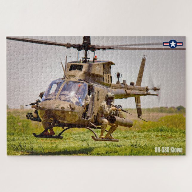 Quebra-cabeça OH-58D KIOWA (20x30 POLEGADAS) (Horizontal)