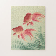 Ohara Koson, Veiltail Goldfish - Belas Artes Japon