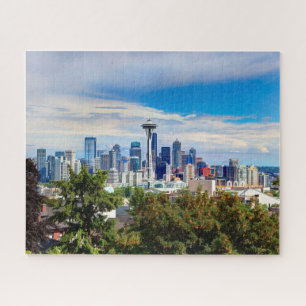 Quebra-cabeça Olá de Seattle, Washington. Vista de centros