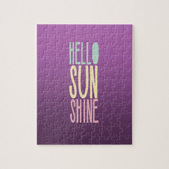 Quebra-cabeça Olá Sunshine (Vertical)