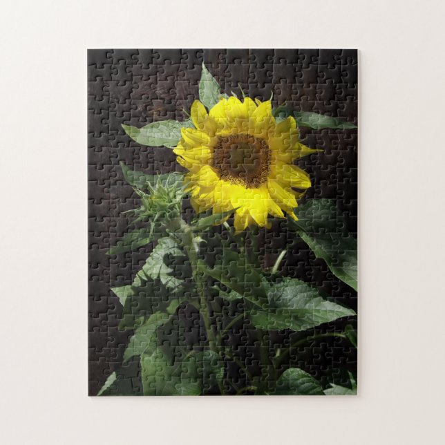 Quebra-cabeça Olá Sunshine Amarelo Puzzle de Girassol (Vertical)